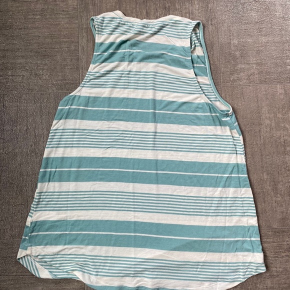 NWOT, Green Striped Tank, Size S - Picture 2 of 2